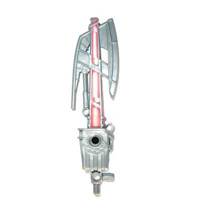 Pearl Light Gray Bionicle Inika Light-up Laser Axe