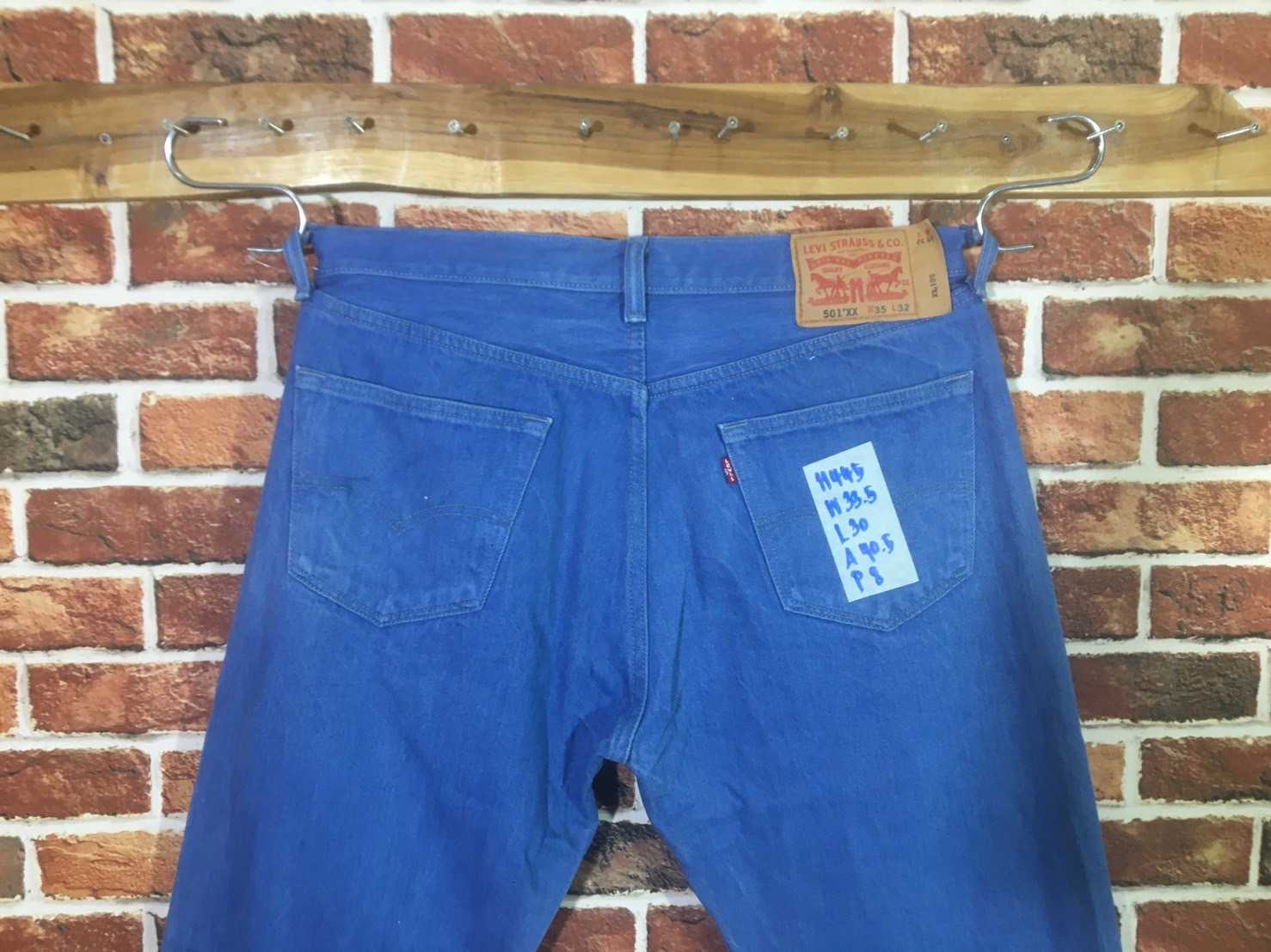 รหัส11445 Levi's501XX Made in Mexico เลขกระดุม4002 วัดจริง เอว33.5