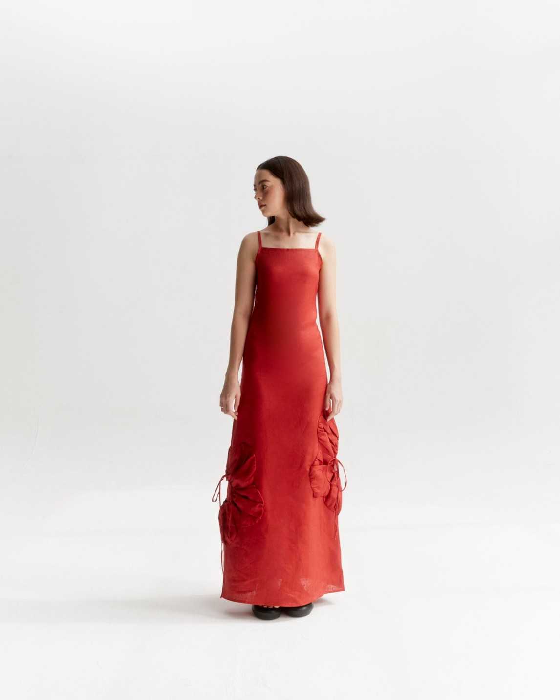 Weekend begins - Hibicus Maxi Dress