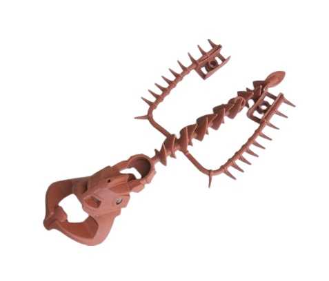 Reddish Brown Bionicle Piraka Spine Flexible with Mask and Arm Covers, Avak