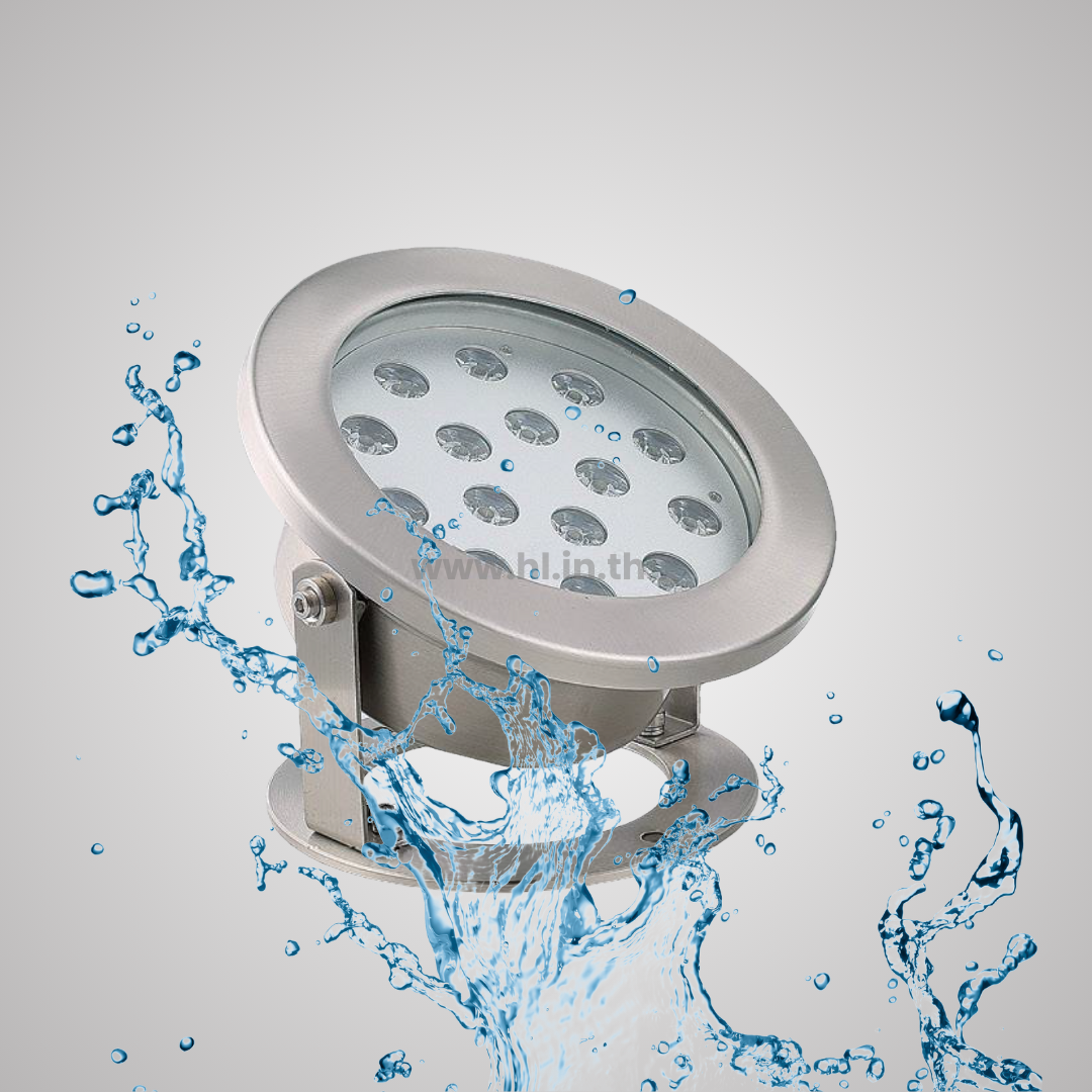 [PD] HL-SD816A-24V-15W โคมไฟสปอร์ทไลท์สำหรับติดตั้งใต้น้ำ IP68