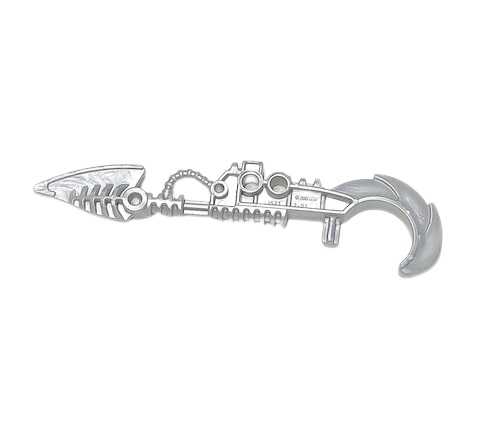 Pearl Light Gray Bionicle Piraka Water Harpoon (Vezok)