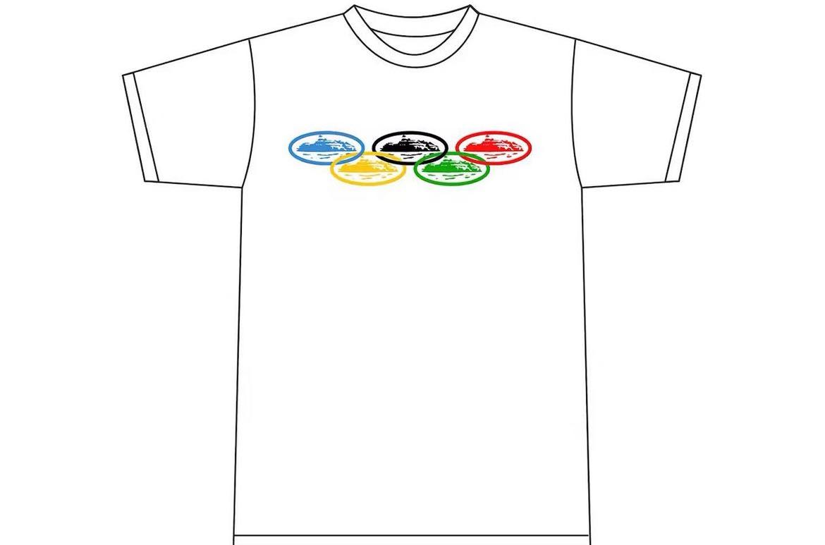 Corteiz Alcatraz Olympic T-shirt  White
