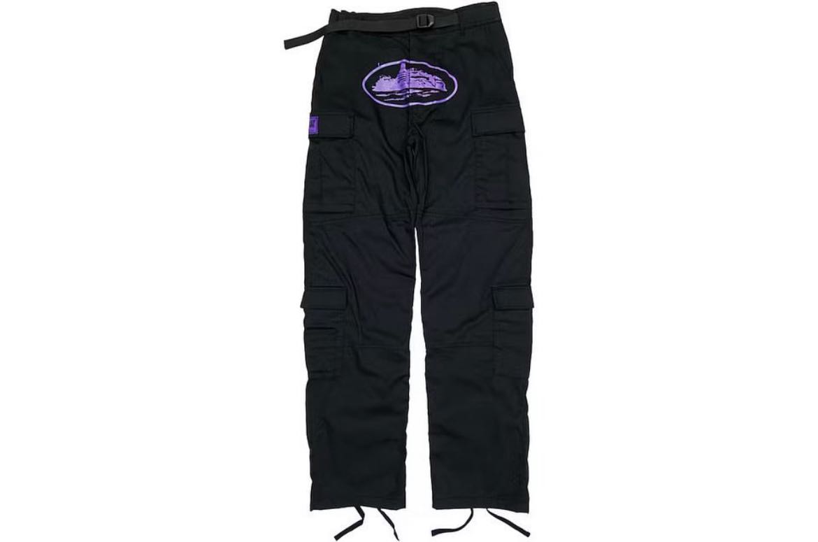 Corteiz Purp Guerillaz Cargos Black/Purple