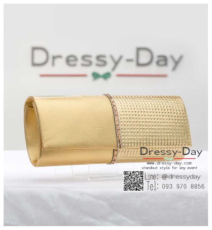 TE079 กระเป๋าออกงาน พร้อมส่ง คลัชออกงาน เรียบ หรู ถือไปงานแต่งกลางคืน กลางวัน สวย หรูแบบดารา