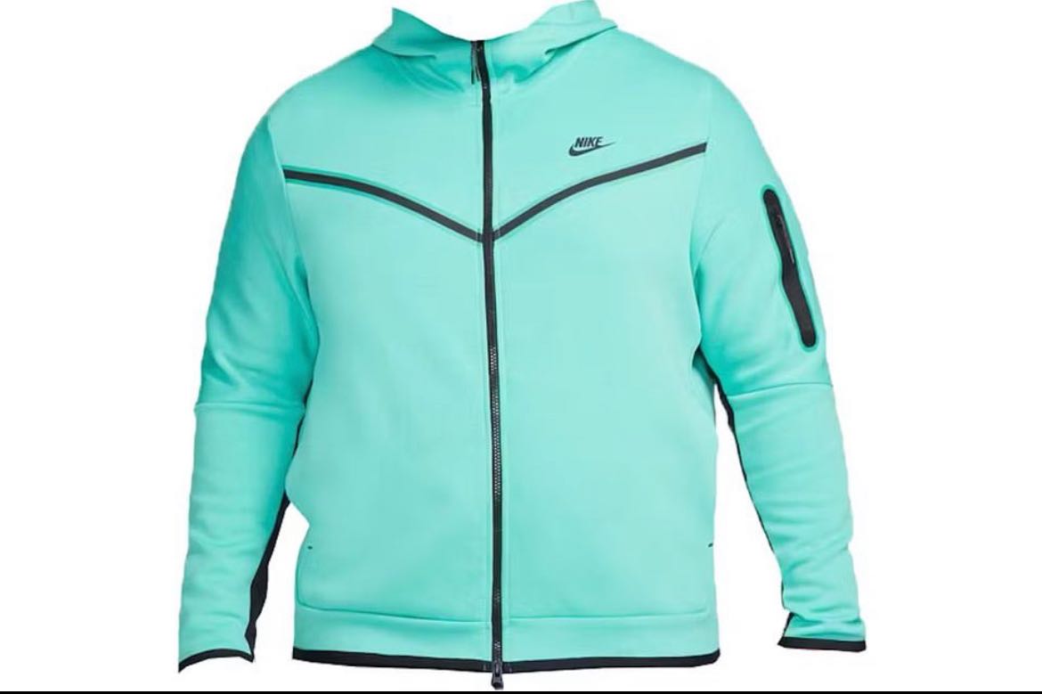 Nike Tech Fleece Hoodie Washed Teal/Black/Black