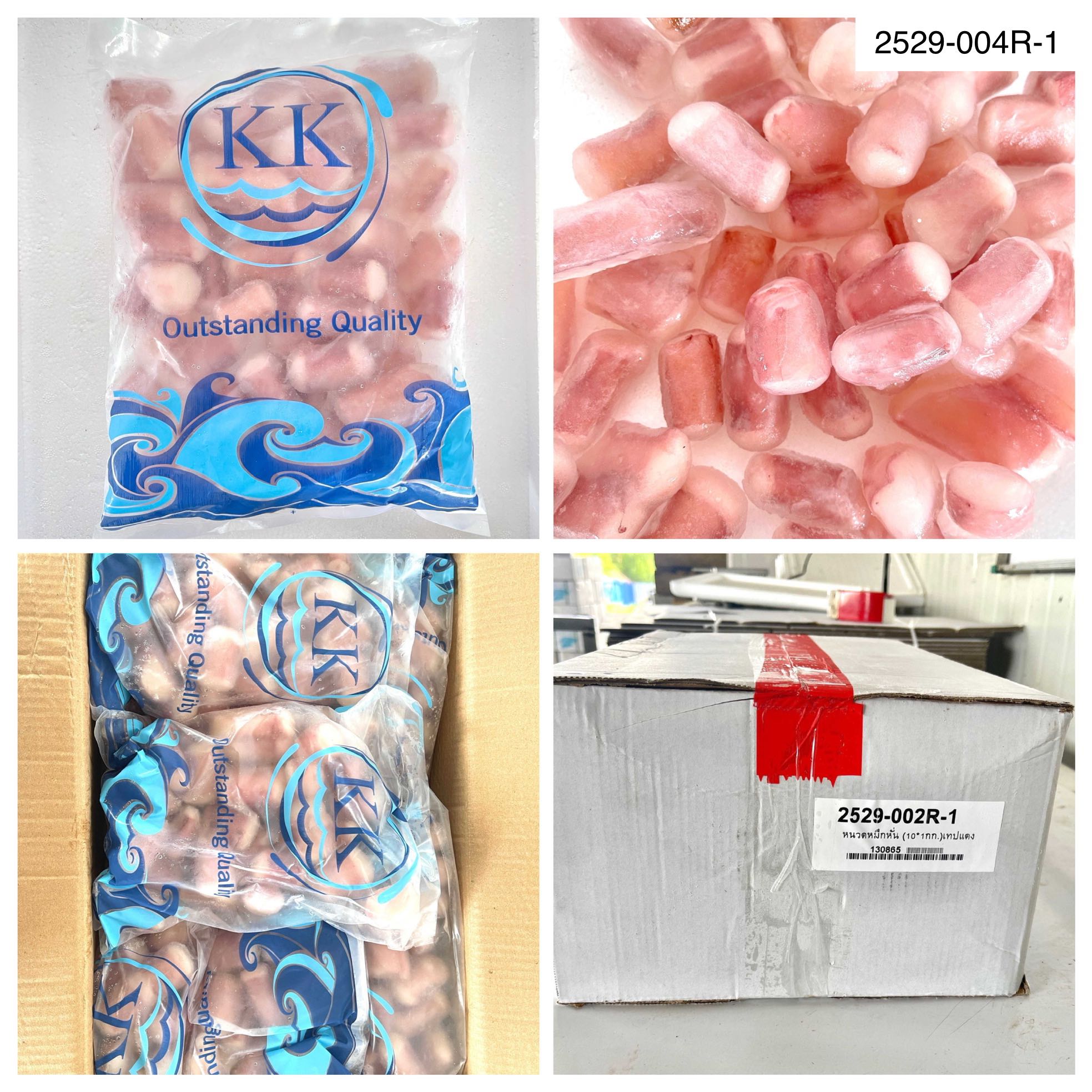 2529-004R-1  หนวดหมึกหั่น 10x1กก.KK24