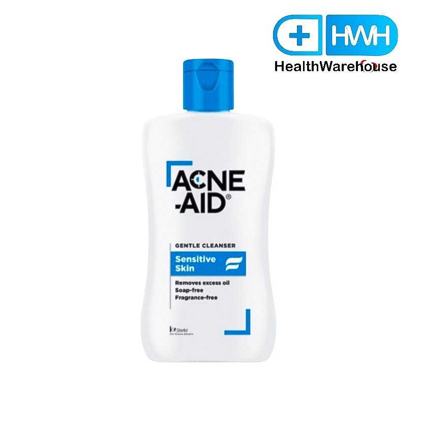 Acne Aid Gentle Cleanser แอคเน่–เอด เจนเทิล คลีนเซอร์ สีฟ้า 100 mL