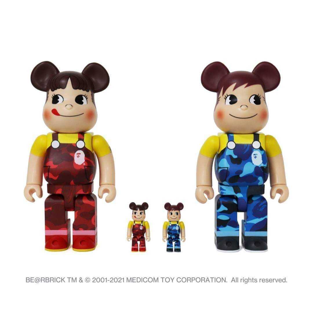 Be@rbrick Peko & Poko Bape 100%+400% set