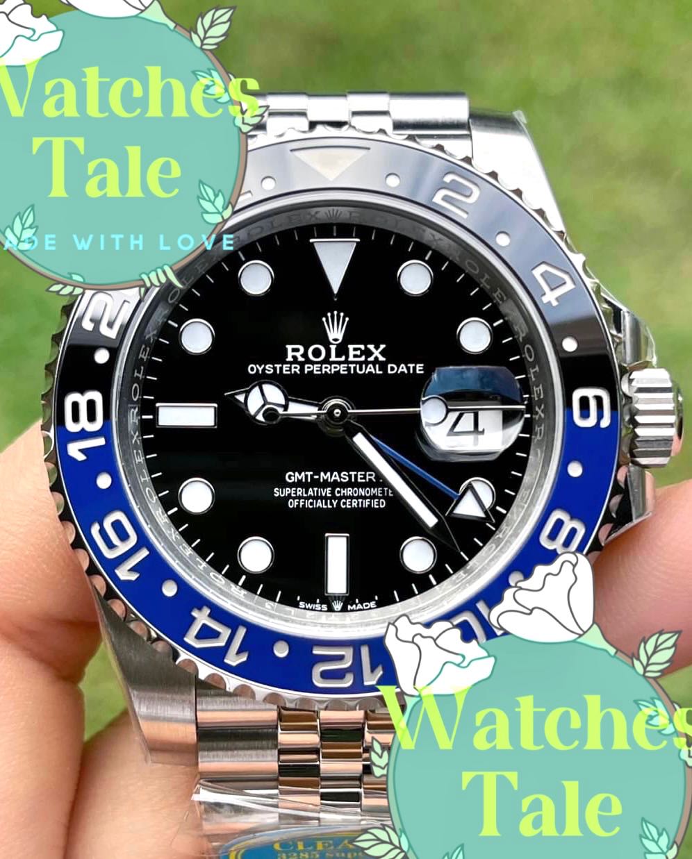 Rolex GMT Master II Batman Jubilee Clean V3 Ref.126710BLNR