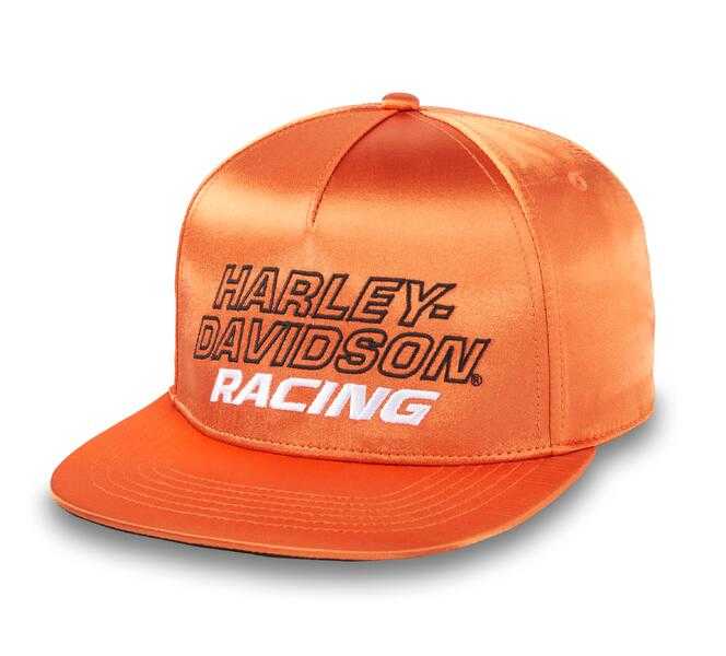 Harley-Davidson Screamin' Eagle Satin Baseball Cap - Harley Orange หมวกแก็ปฮาร์เล่ยเดวิดสัน