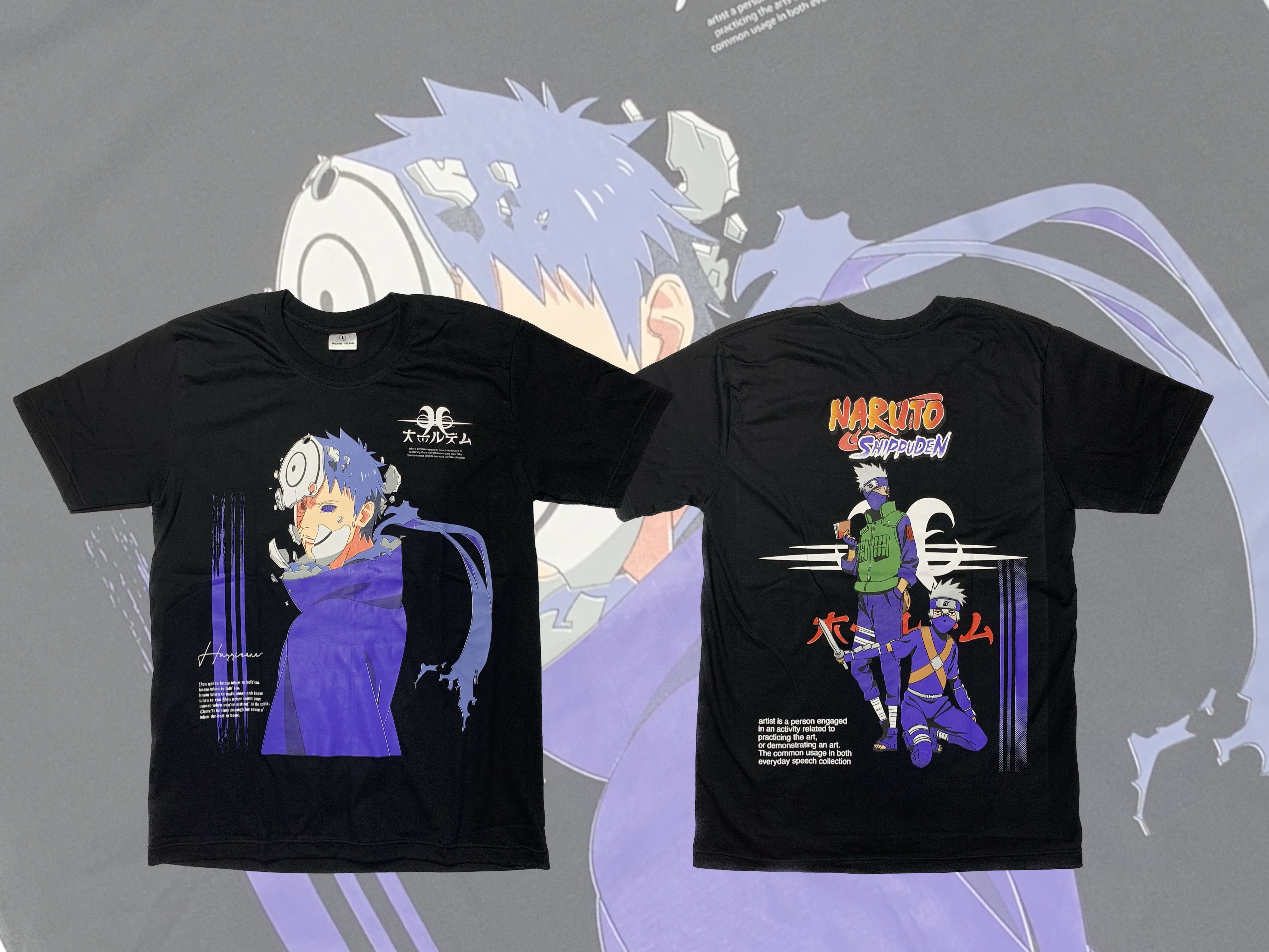 เสื้อยืดอนิเมะ Naruto