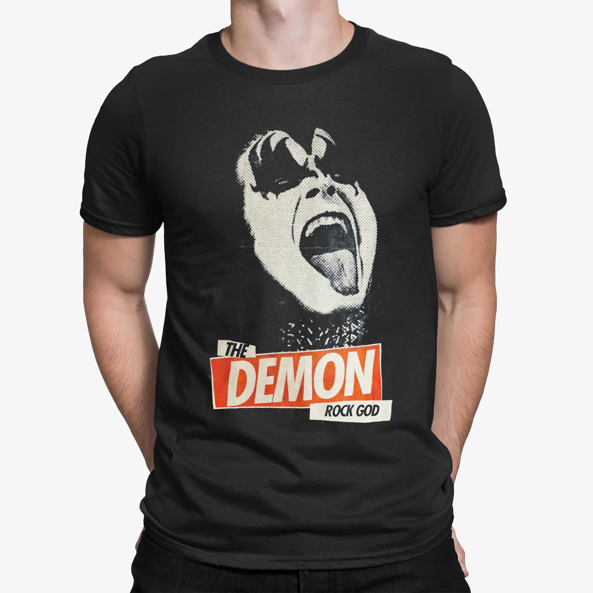 KISS MEN’S TEE : THE DEMON ROCK