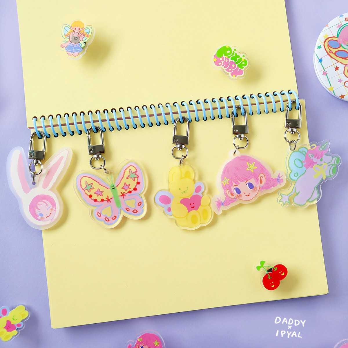 IPYAL x Daddy Keychain พวงกุญแจ Acrylic สุดน่ารัก 5 แบบใหม่ ไม่ซ้ำใคร