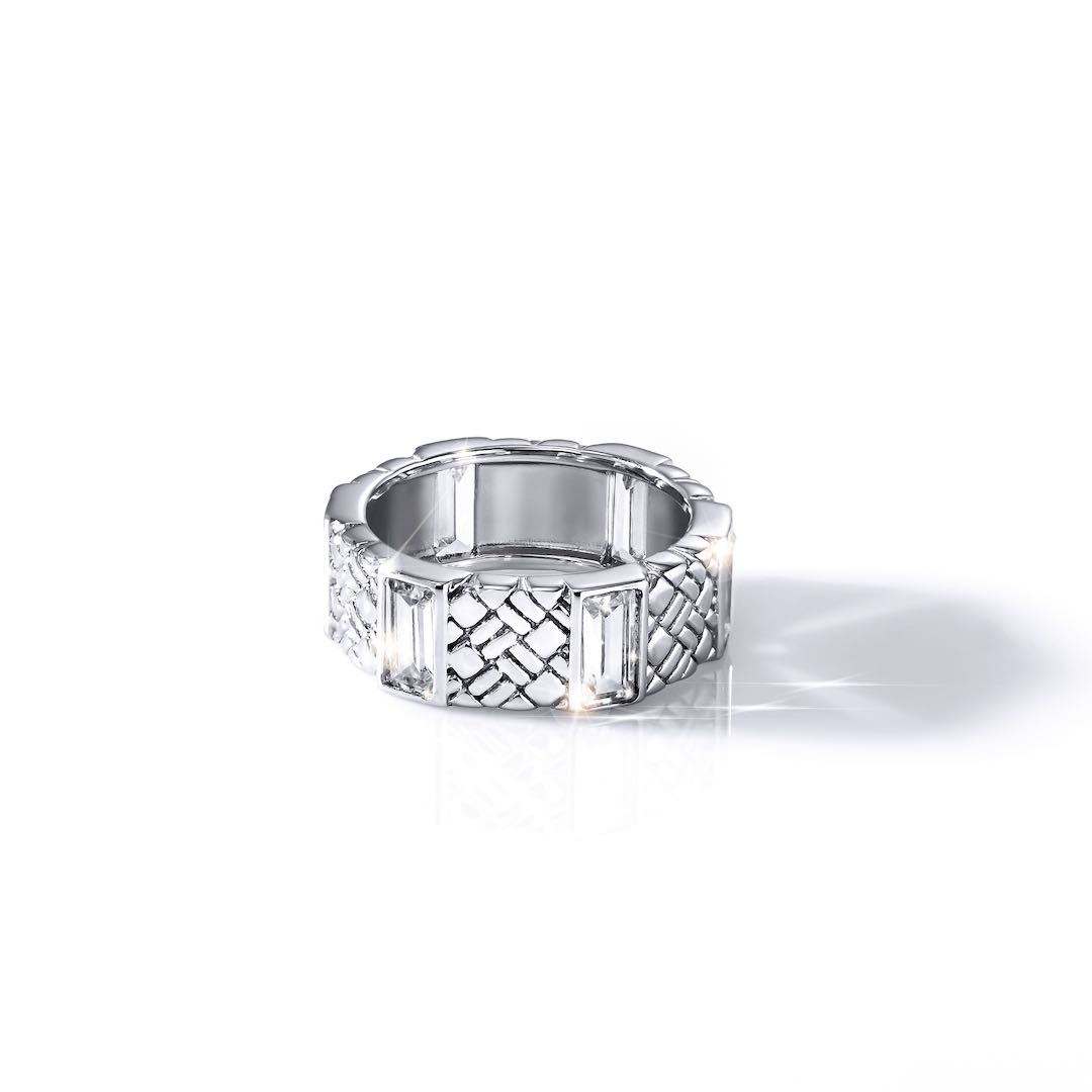 Knit Stone Ring