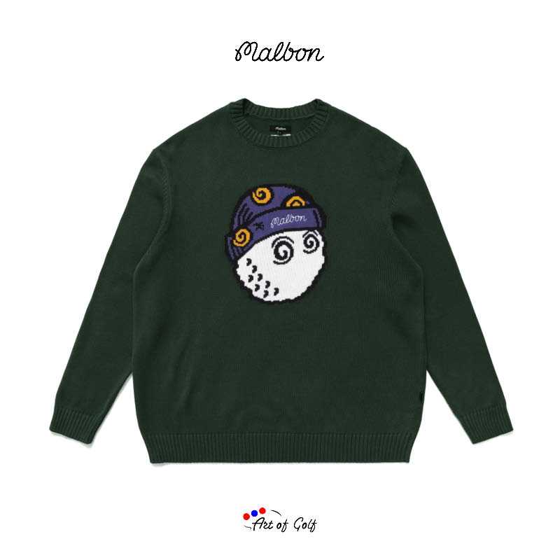 Malbon Wiz Knit Sweater (Forest Green) สินค้าใหม่ แท้ 100%