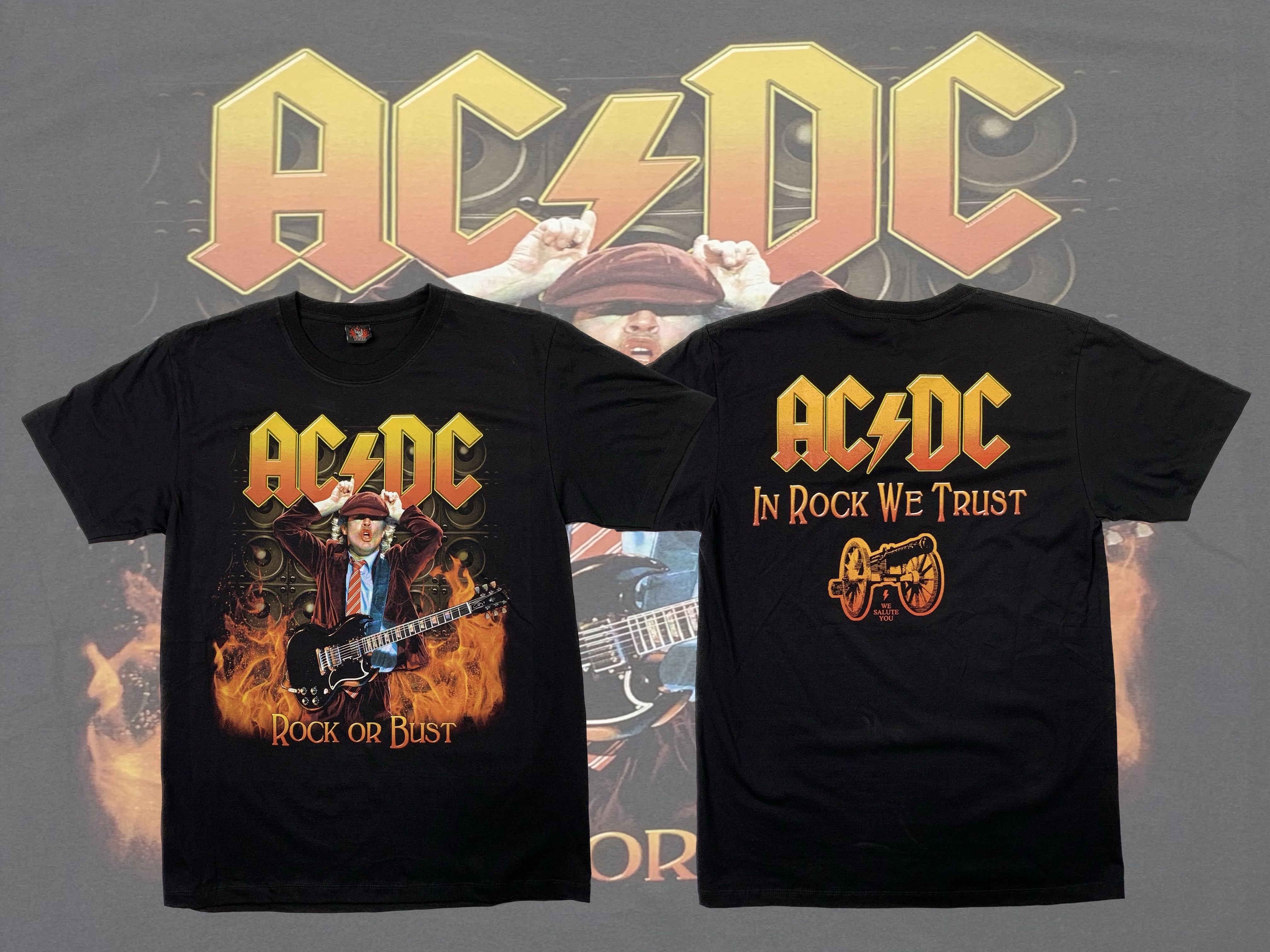 เสื้อวงวินเทจ AC/DC (Rock yeah)