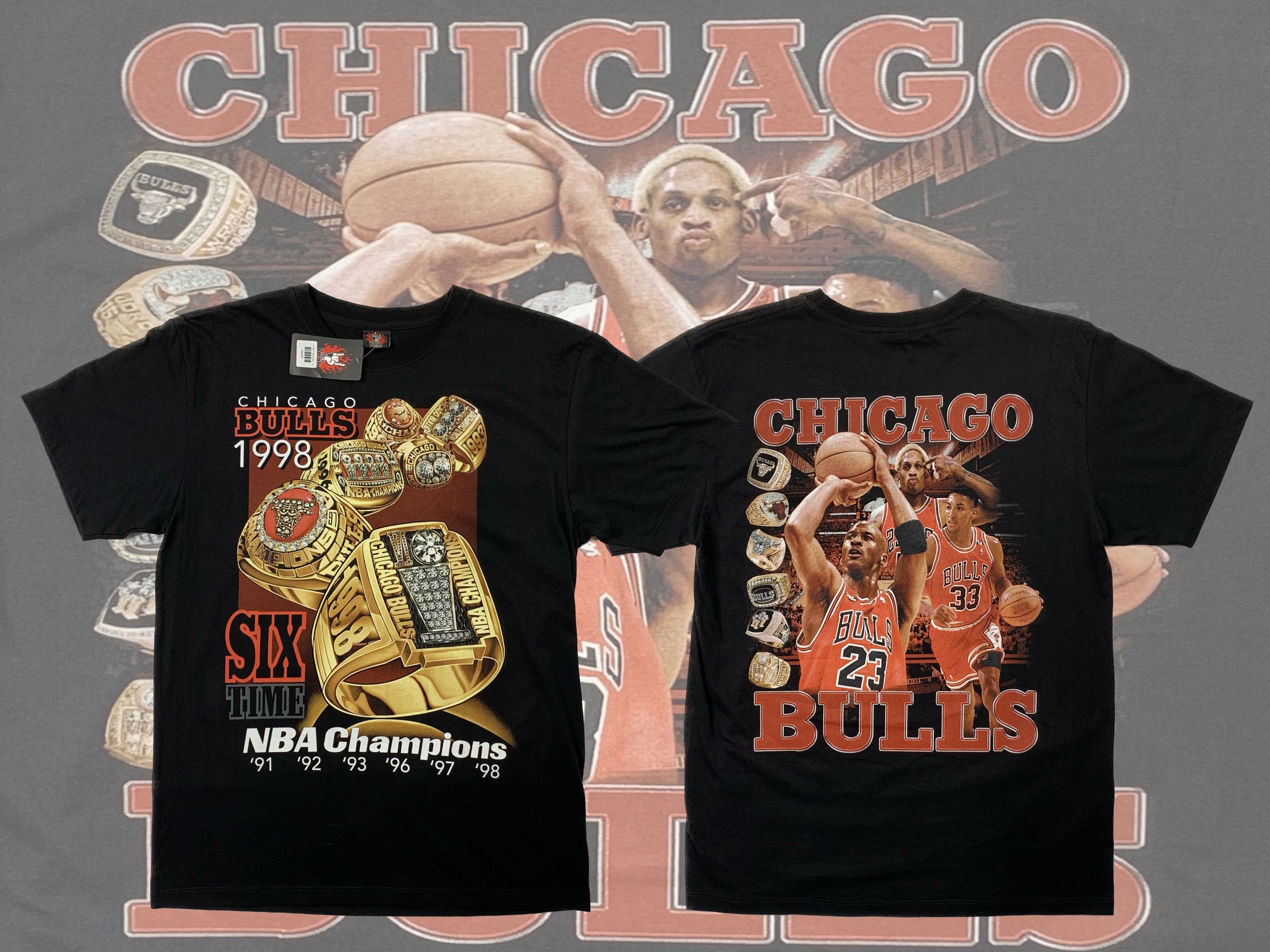 เสื้อศิลปินวินเทจ Chicago Bulls(Rock yeah)