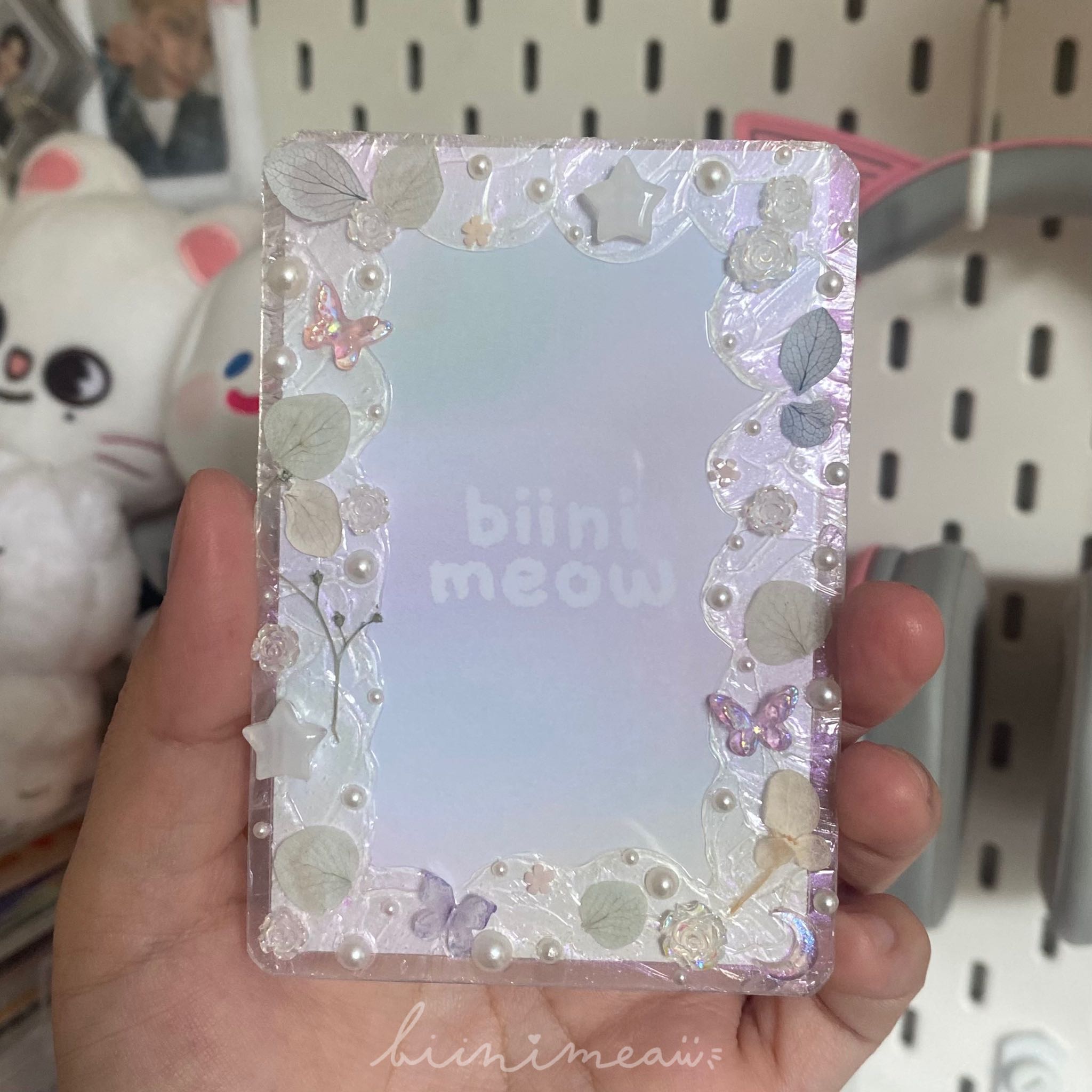 💐 เฟรมการ์ดวิปครีมใสดอกไม้ 🌷