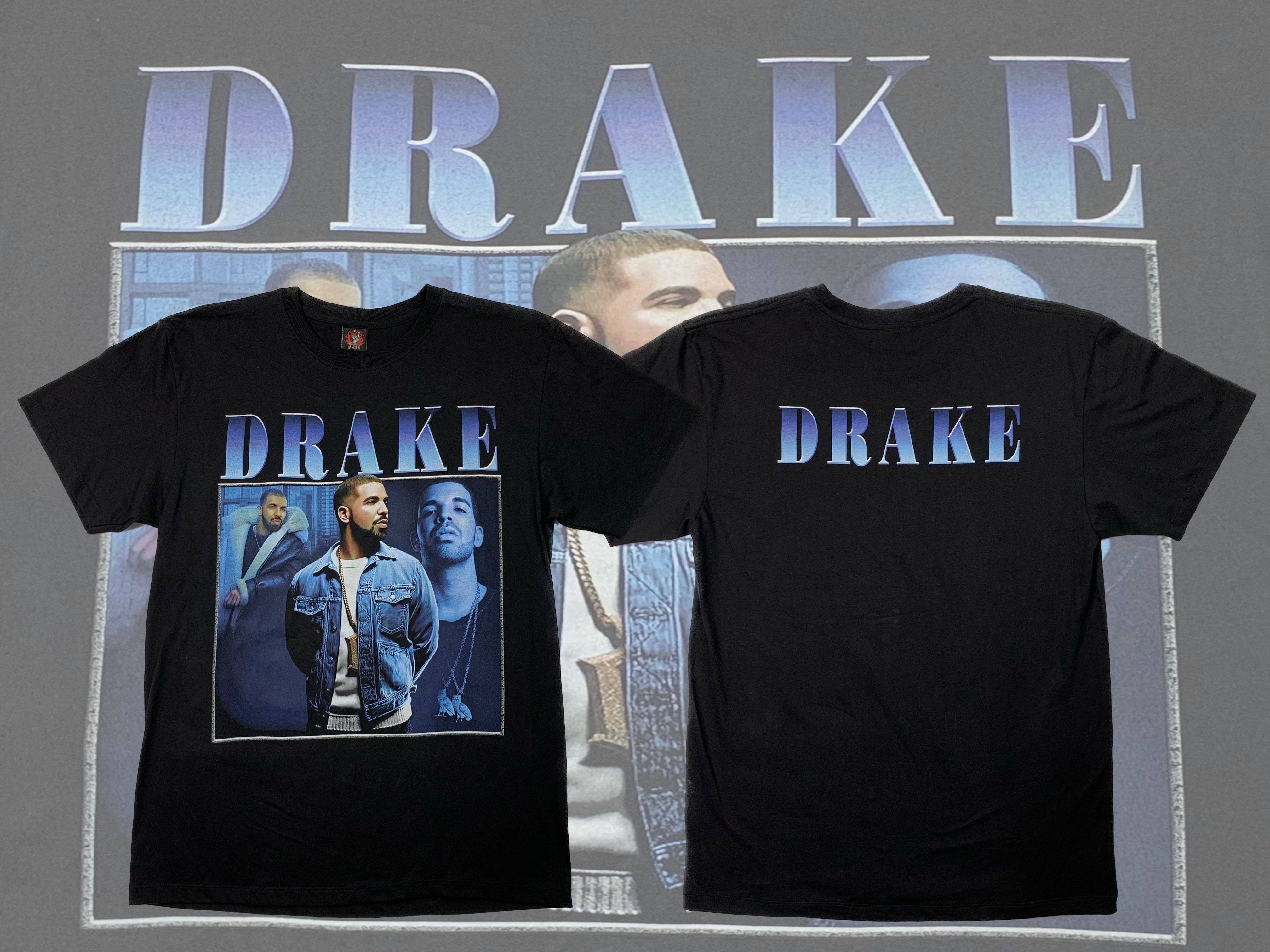 เสื้อศิลปินวินเทจ Drake (Rock yeah)