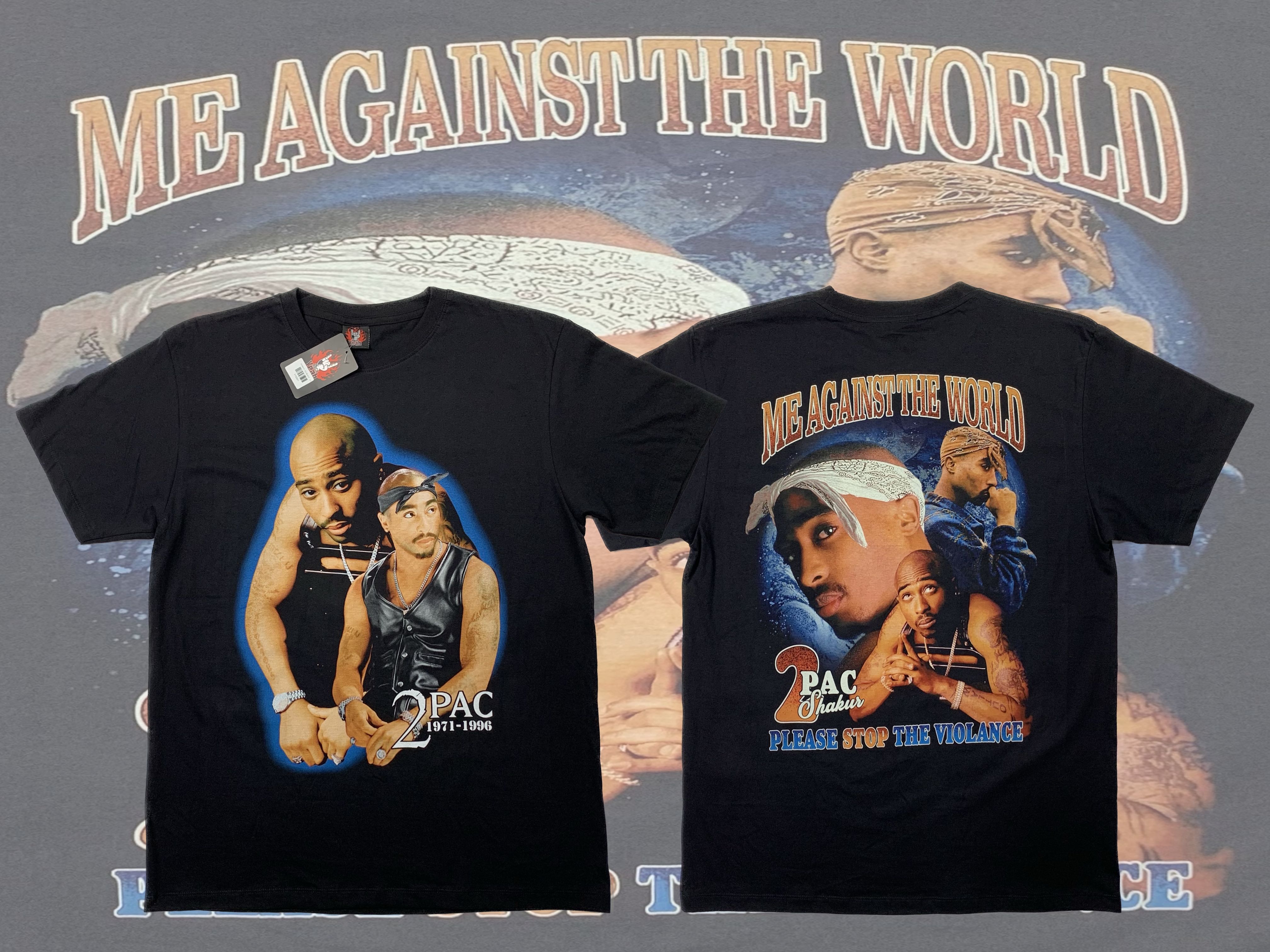 เสื้อศิลปินวินเทจ 2Pac (Rock yeah)