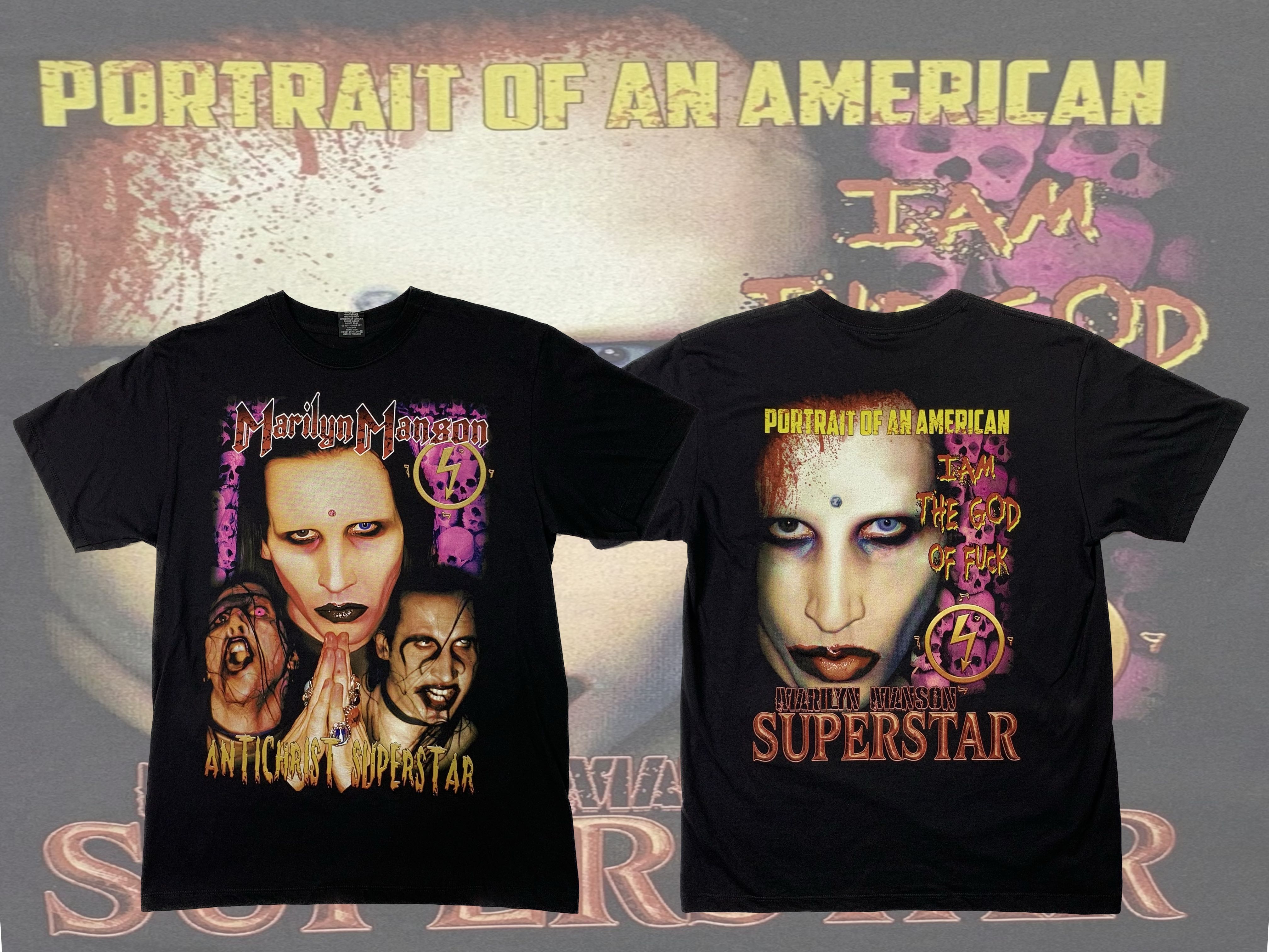 เสื้อวงวินเทจ Marilyn manson(Rock yeah)