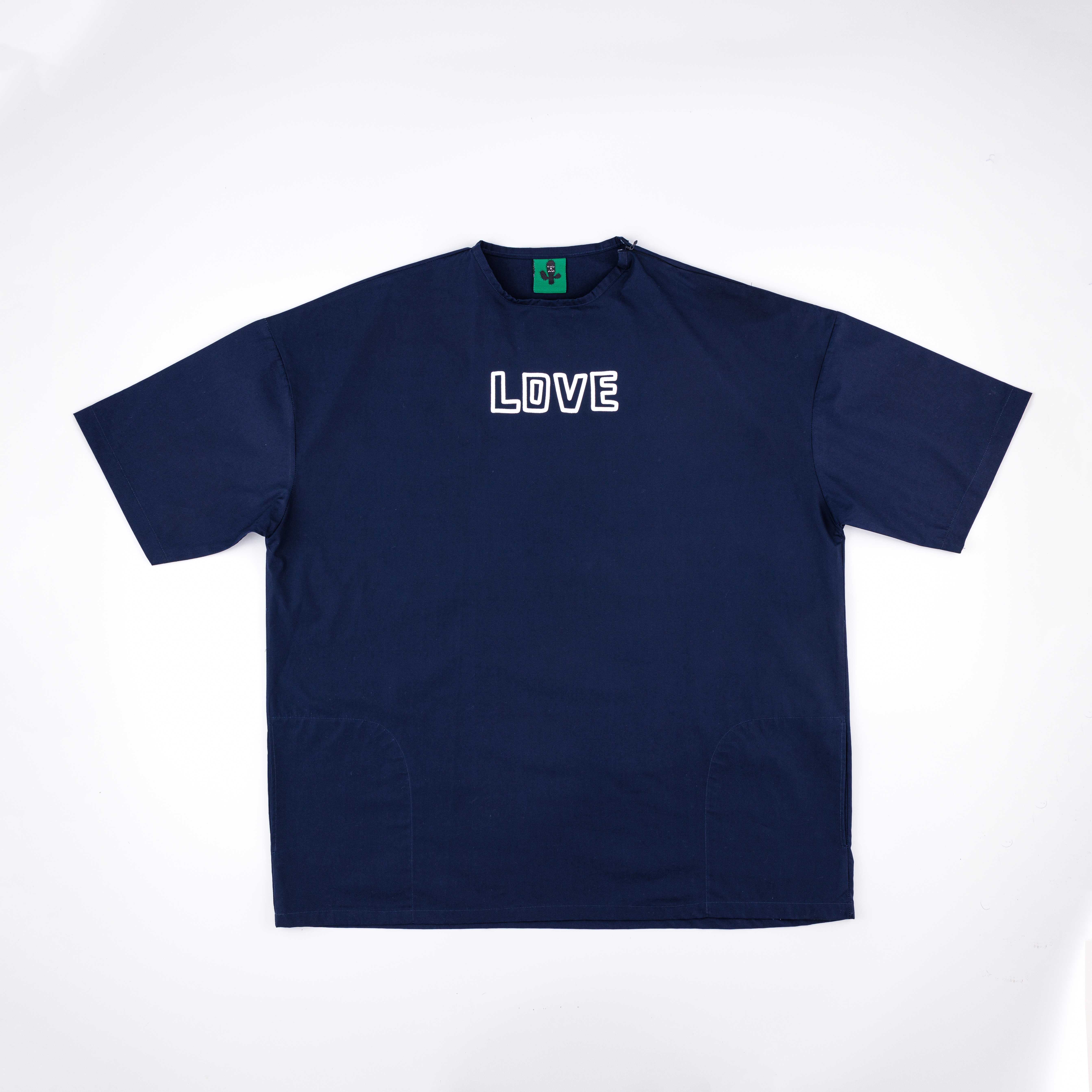 Bs200 oversize t shirt Navy blue