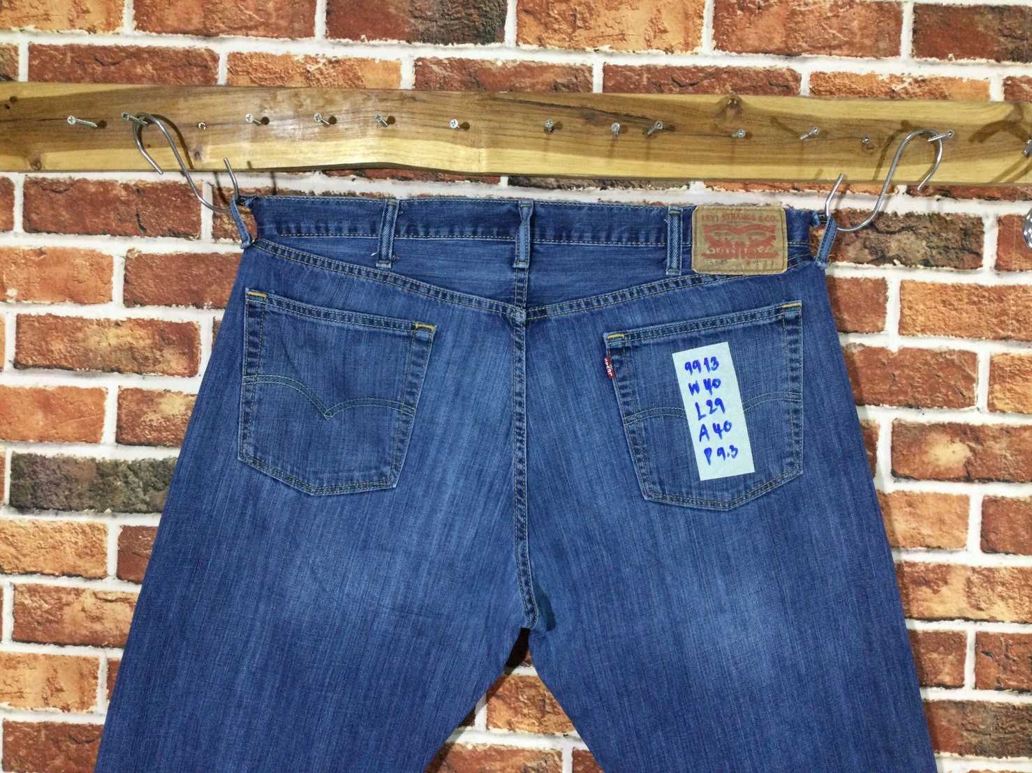 รหัส9913 Levi's514 Made in Mexico เลขกระดุม4001 วัดจริง เอว40