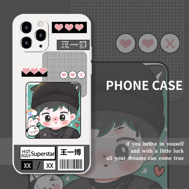 Pre-Order | เคสโทรศัพท์ลายการ์ตูน หวังอี้ป๋อ Wang Yibo
