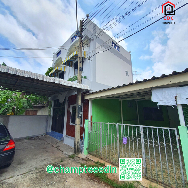 ☀️🏡. .ทาวน์เฮ้าส์!! รีโนเวทแล้ว หลังขนส่ง-ละโว้ เยื้อง ม.สิรัญญาปาร์ค 2 ชั้น มีดาดฟ้า. .🏡☀️