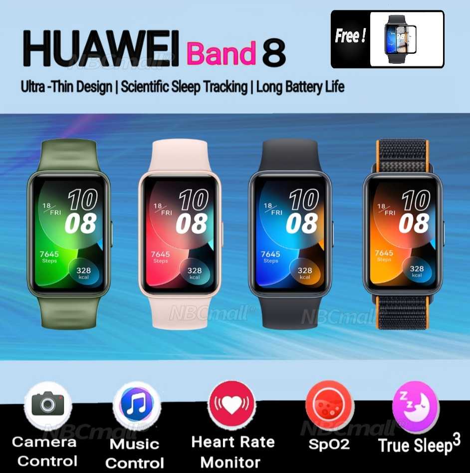 สมาร์ทวอทช์ Huawei band 8 Spo2,True Sleep 3,ประกันศูนย์1ปี