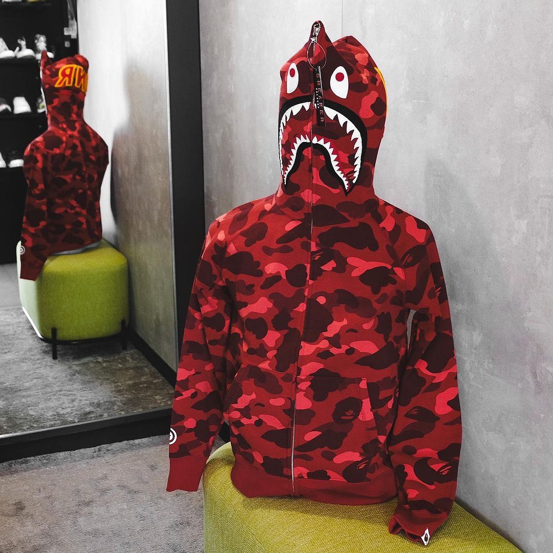 Ponr bape hoodie camo top