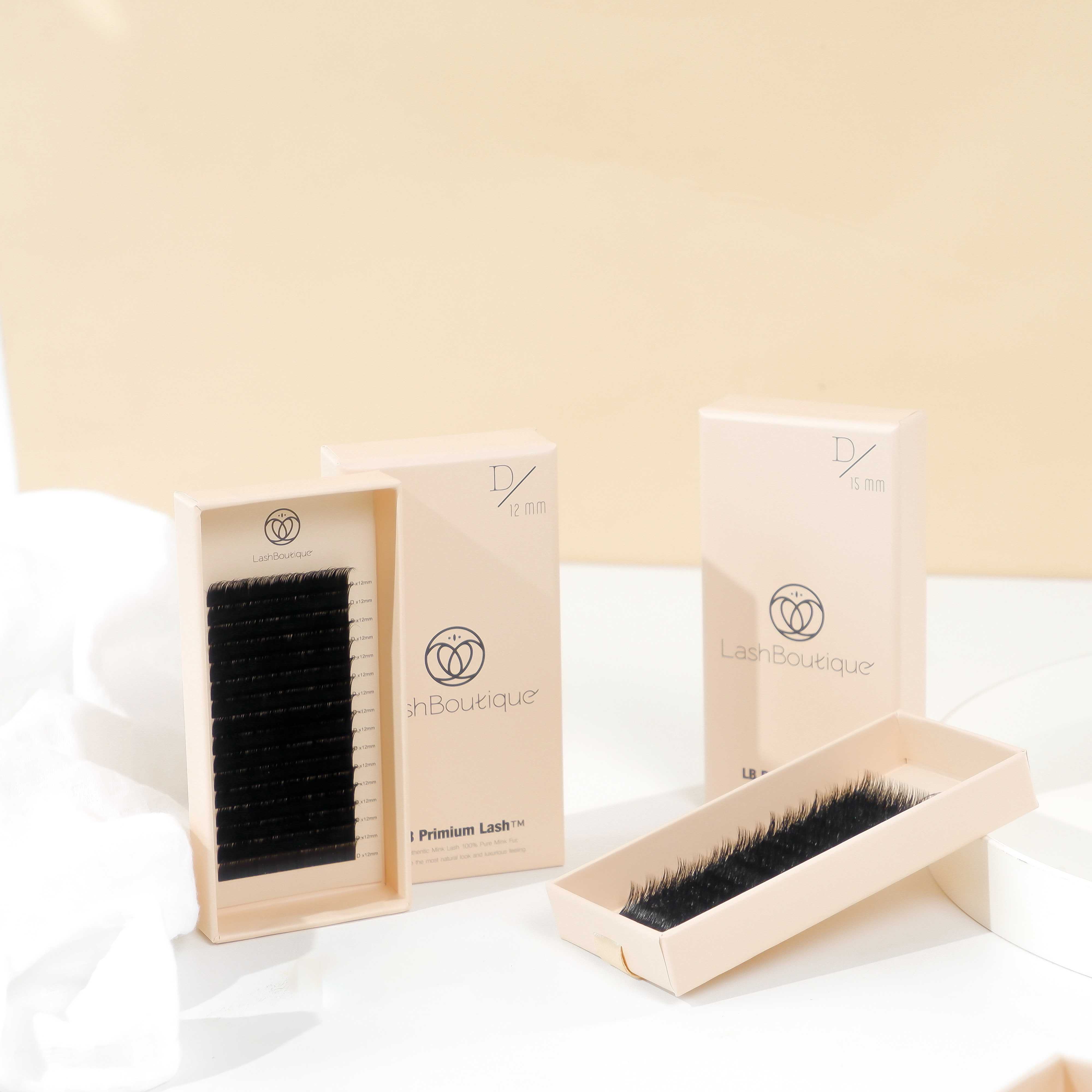 LB Premium Lash ™ ขนมิ้งแท้  0.10 mm (Authentic Mink Lashes 100%)