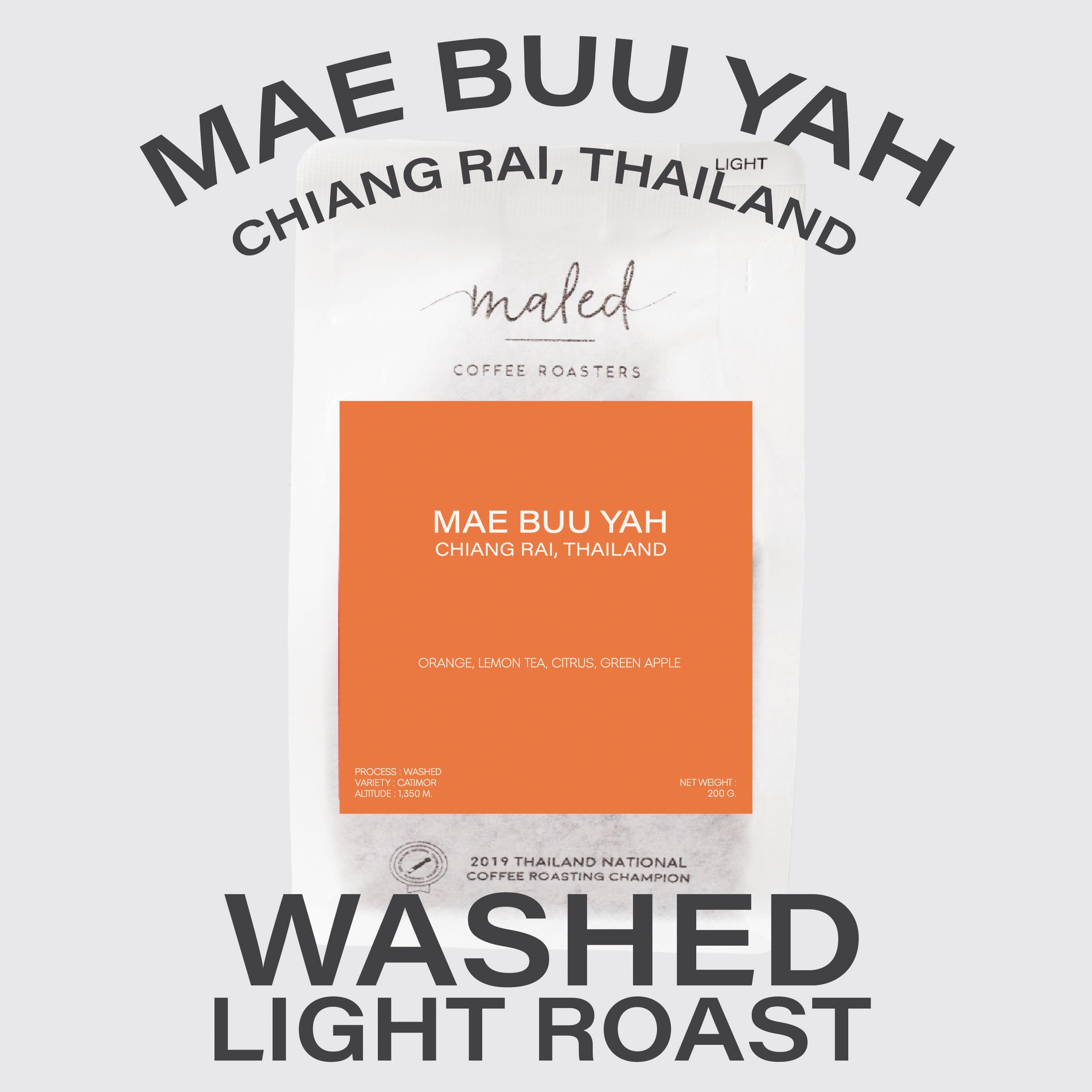 เมล็ดกาแฟ MAE BUU YAH,CHIANG RAI,Washed,Light