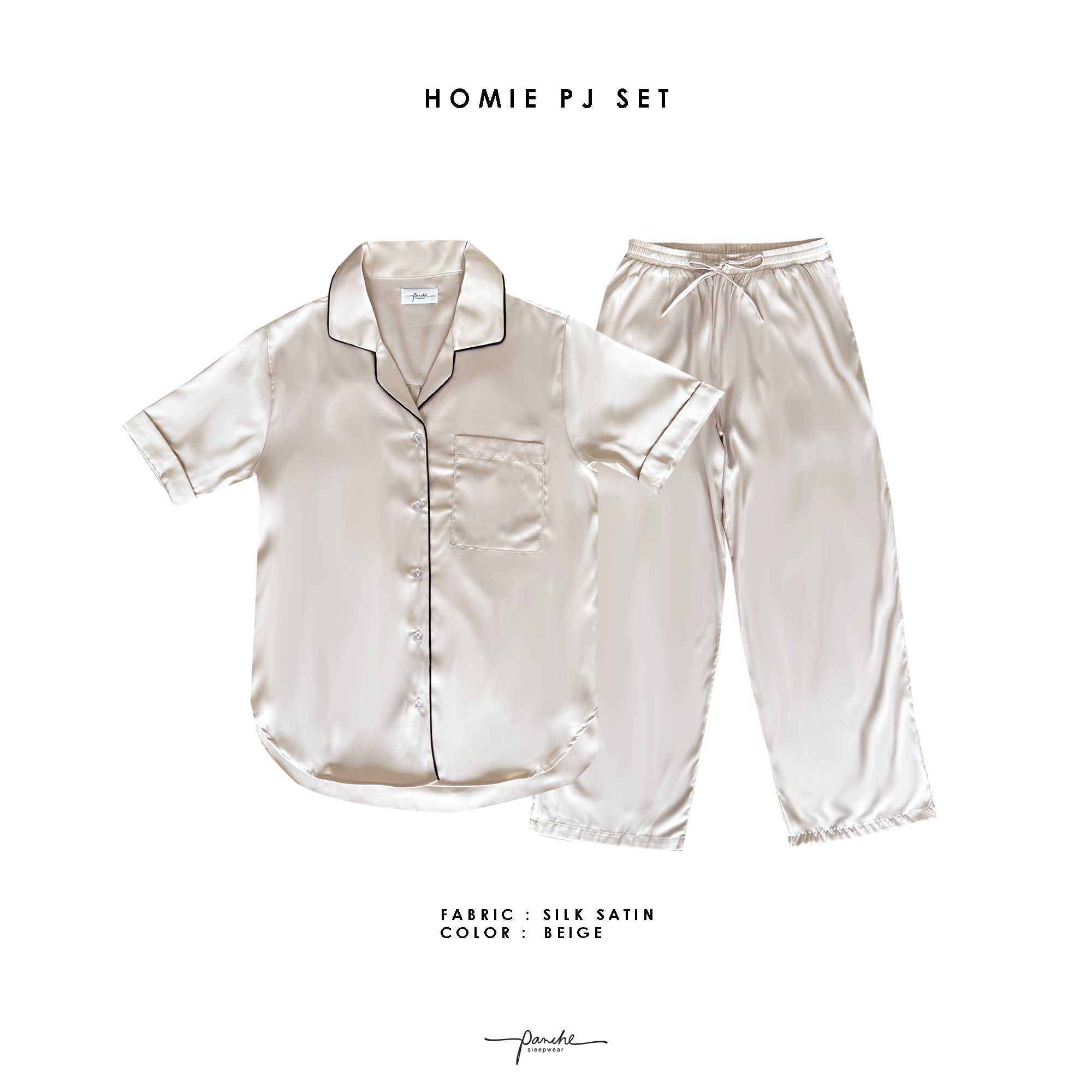 Homie PJ Set - Beige