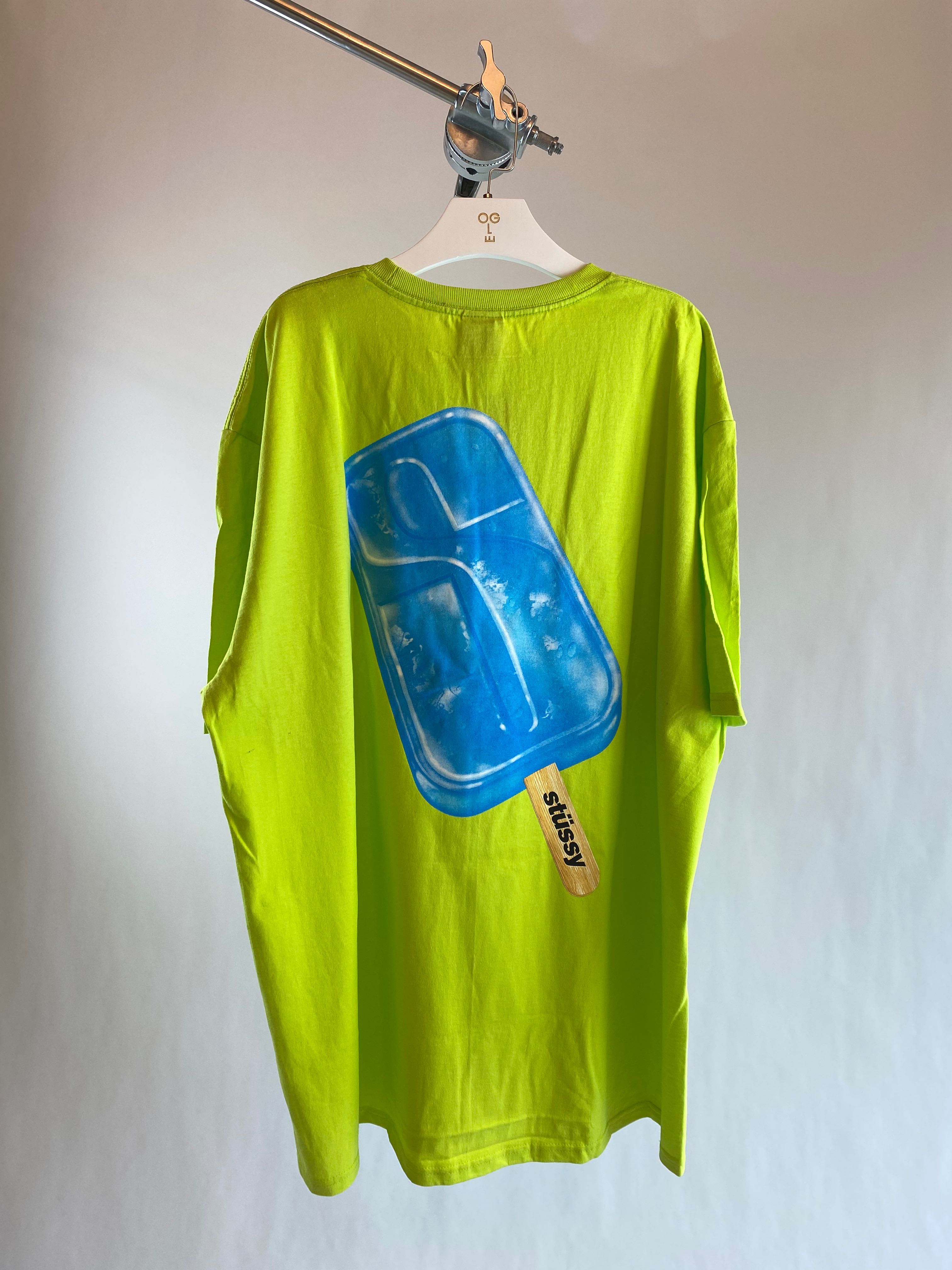 STUSSY POPSICLE TEE GREEN