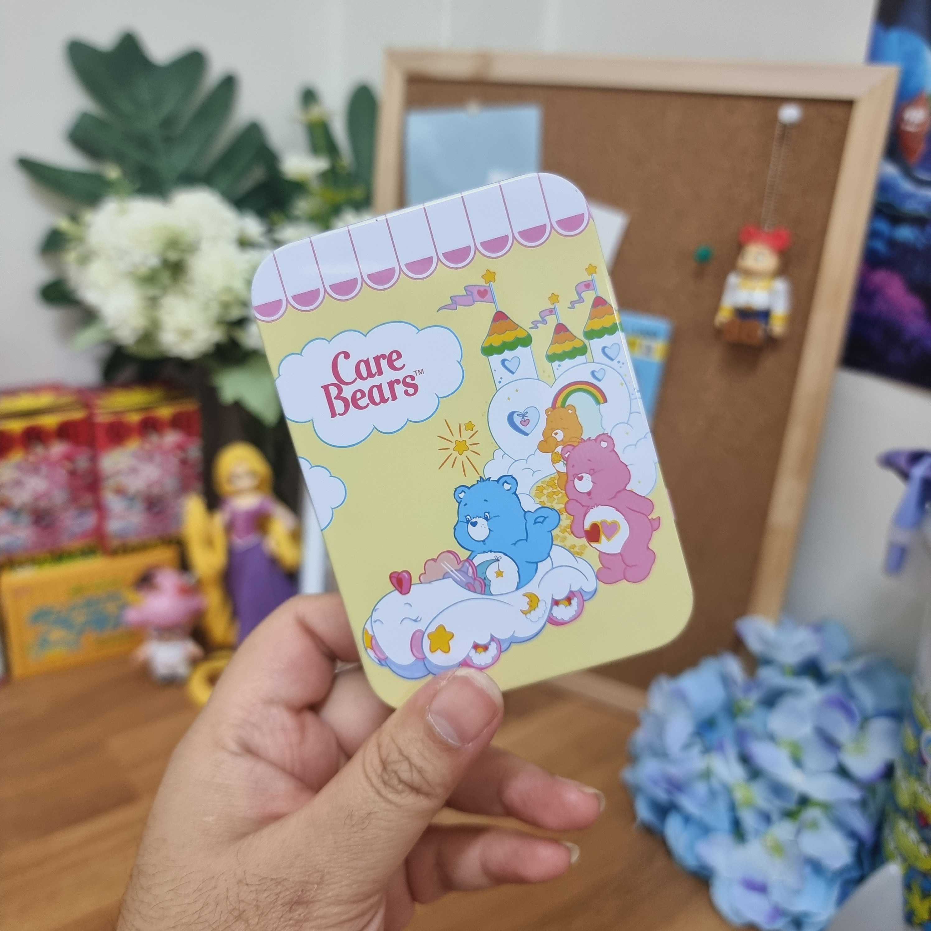 🐻 กล่องเหล็กพร้อมสติ๊กเกอร์ CareBears