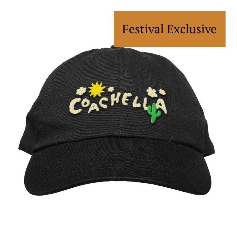 (พร้อมส่ง) Coachella molded clay dad hat