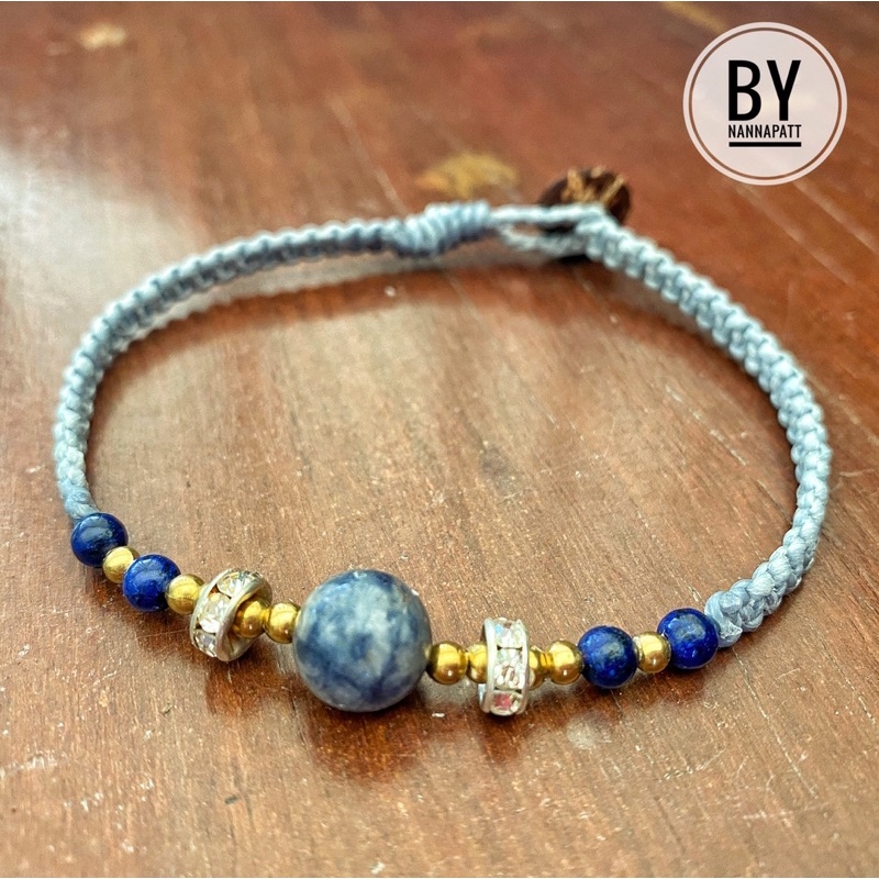 สร้อยข้อเท้าแฮนด์เมด สีมงคล ใส่ได้ทั้งผู้ชาย และผู้หญิง