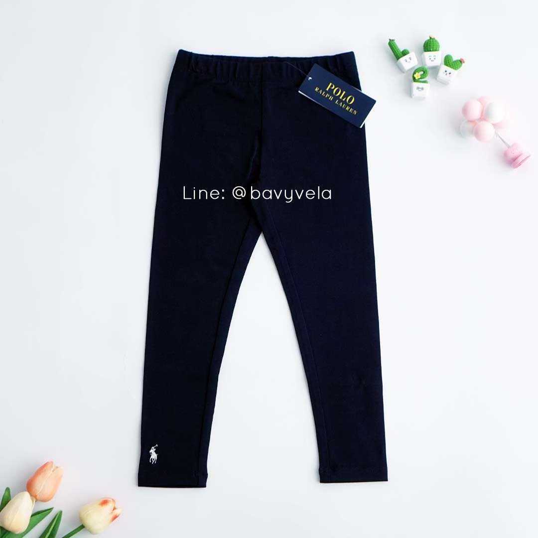Girls Stretch Jersey Legging (Polo Black)