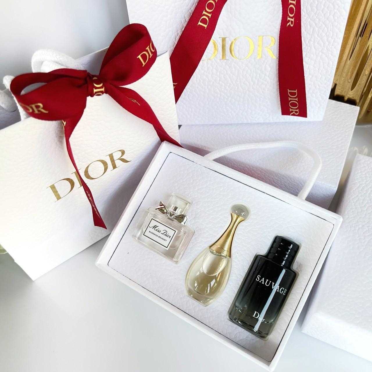 Dior Perfume Set of 3 Travel Size Miniature - รุ่นมีสายหิ้ว -
