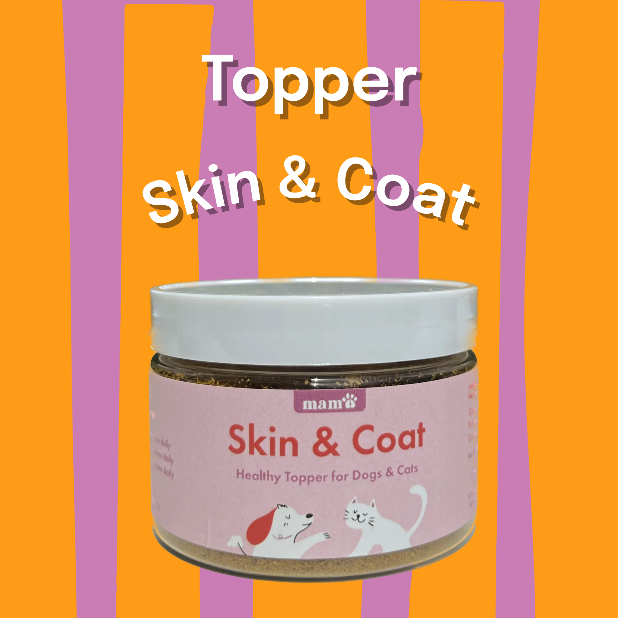 Healthy Topper For Dogs&Cats - ผงโรย (Skin&Coat)