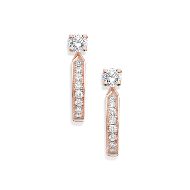 City Light Diamond Hoop Earrings