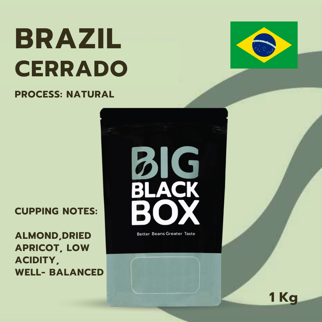 (A-CA-BR-CC-N02) สารการแฟ BRAZIL CERRADO NY2/3 FC SC14/16 Natural