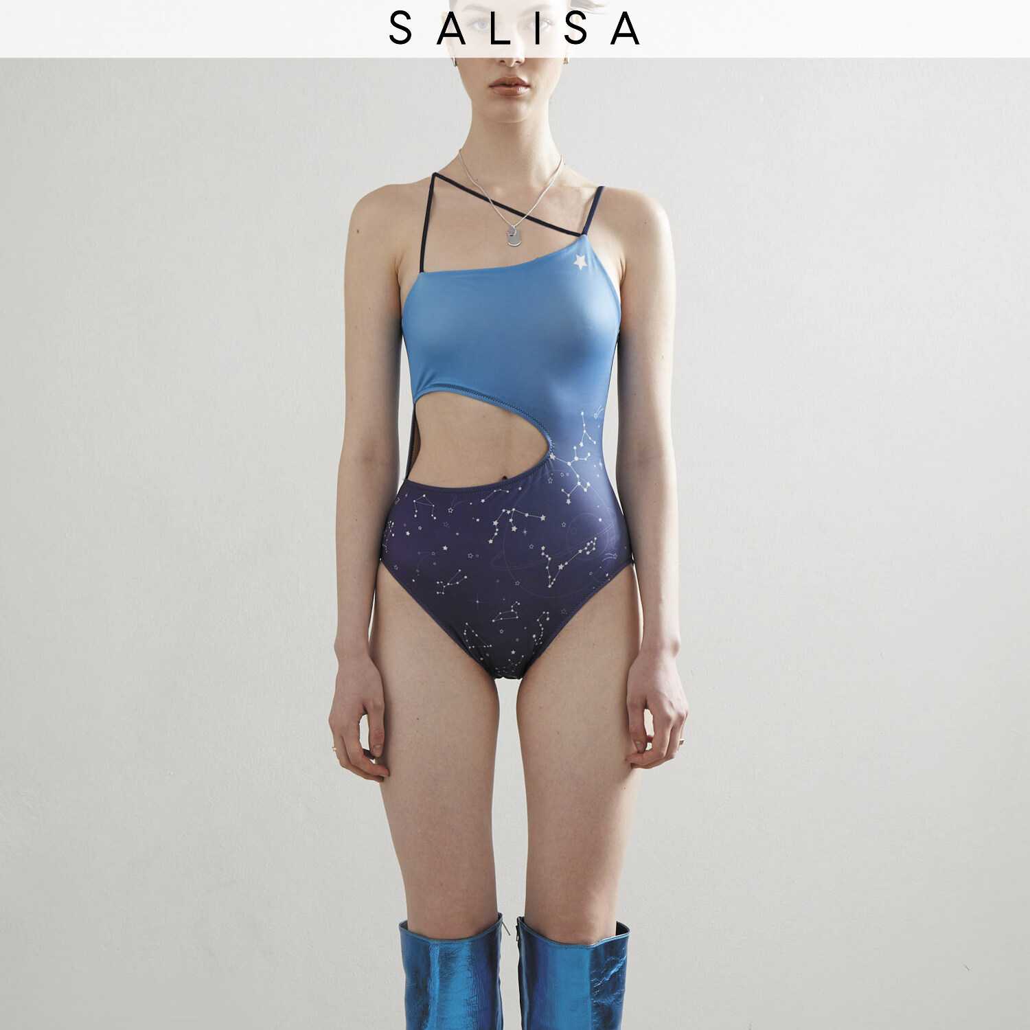 Zodiac Stellar One-Piece Swimsuit Asymmetric Cut-Out