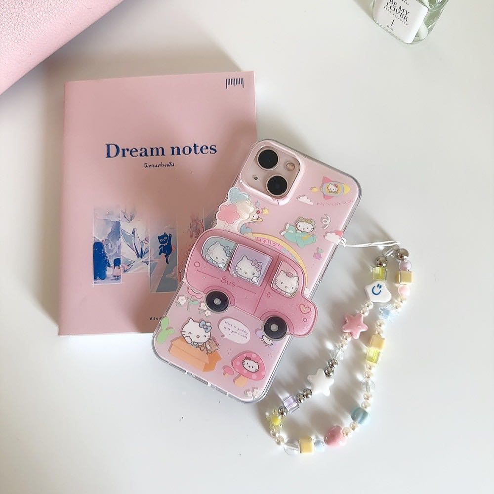 สอบถามก่อนกดสั่ง เคสรถ สีชมพู แถมสายคล้อง ไอริง holder griptok เคสแมว ขอบนิ่ม เคสไอโฟน เคสiphone