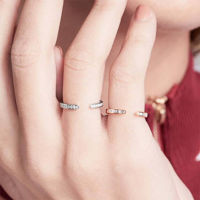 Harper Baguette Diamond Band