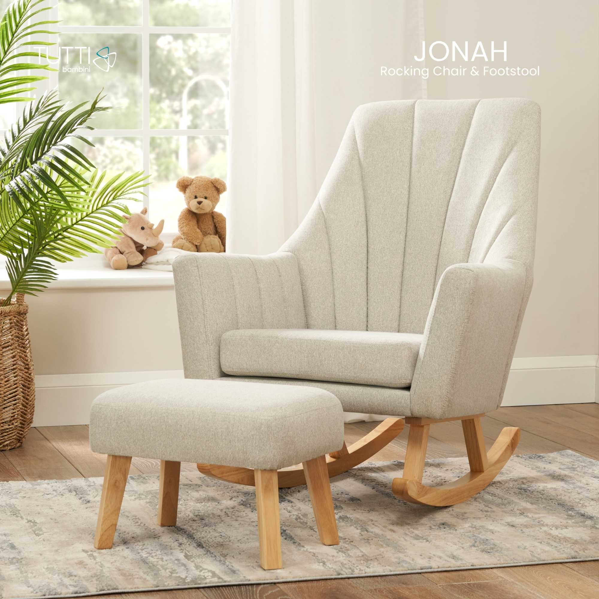 Tutti Bambini Jonah Rocking Chair & Footstool เก้าอี้โยกให้นม รุ่นใหม่ล่าสุด