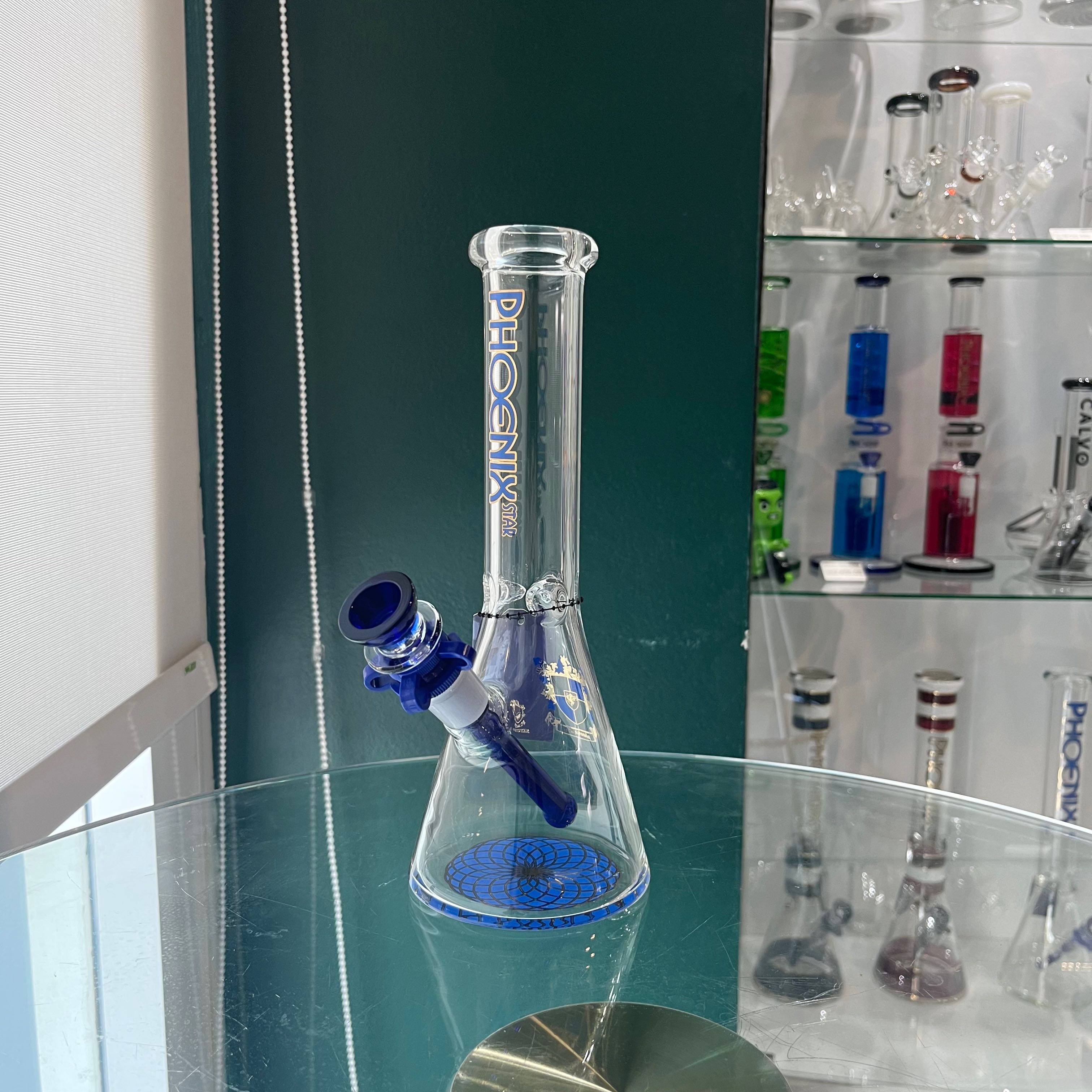 บ้องแก้วพกพา Phoenix Star สูง25cm 10 inches Phoenix Star beaker Bong