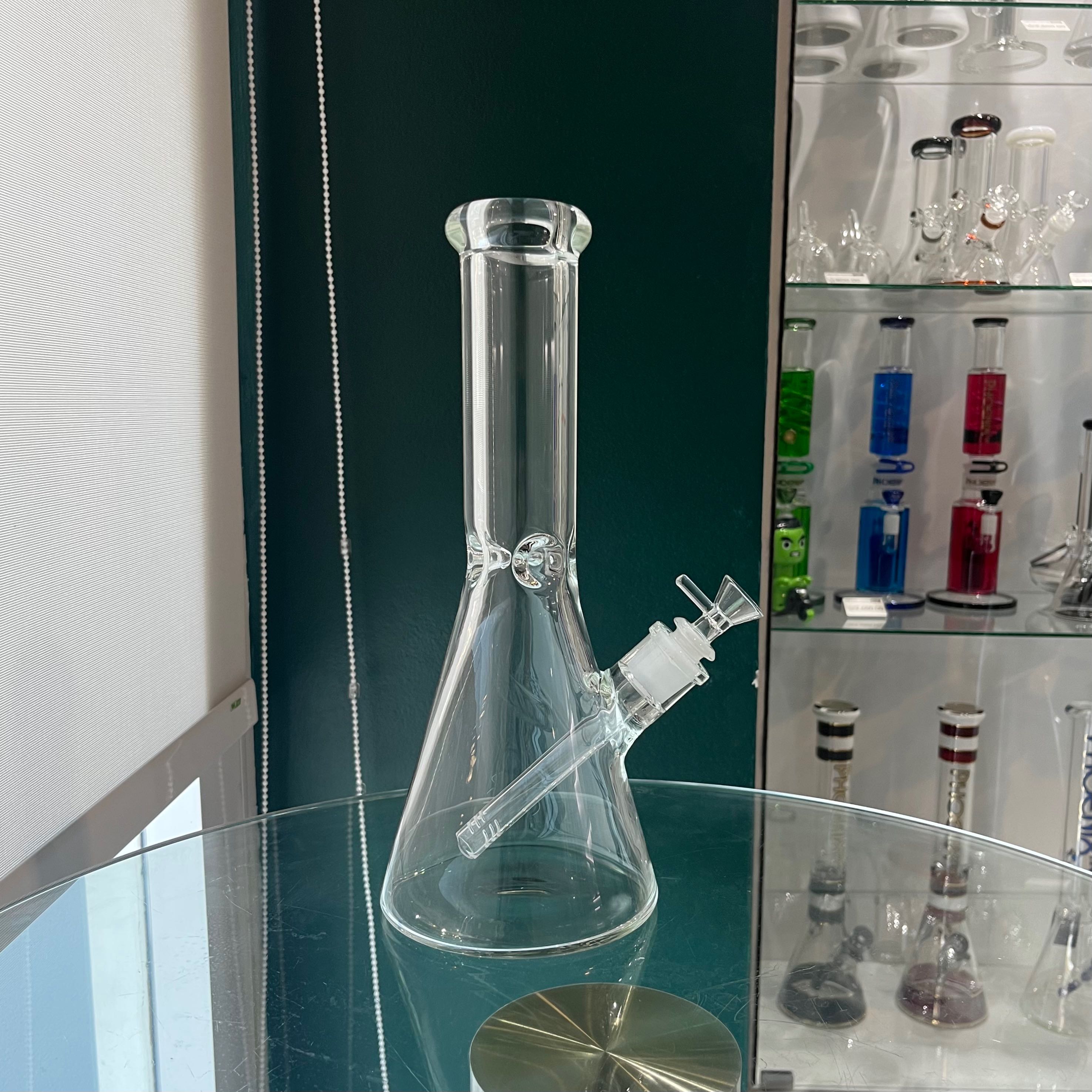บ้องแก้วใส สูง30cm หนาพิเศษ9มิล 12 inches 9mm thick clear glass bong